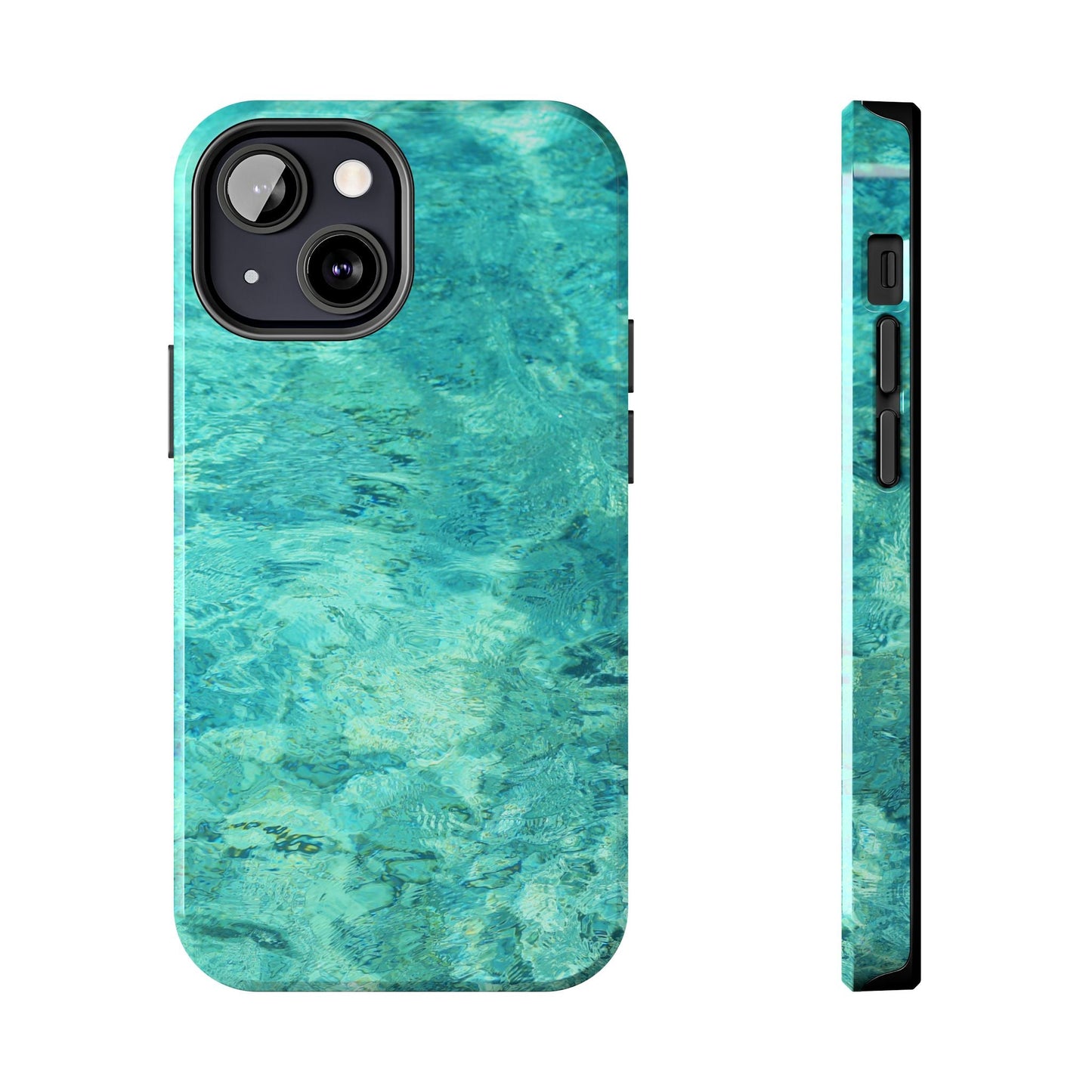 Aqua Blue Water iPhone Case – Relaxing Beach - Inspired Design - BOGO Cases