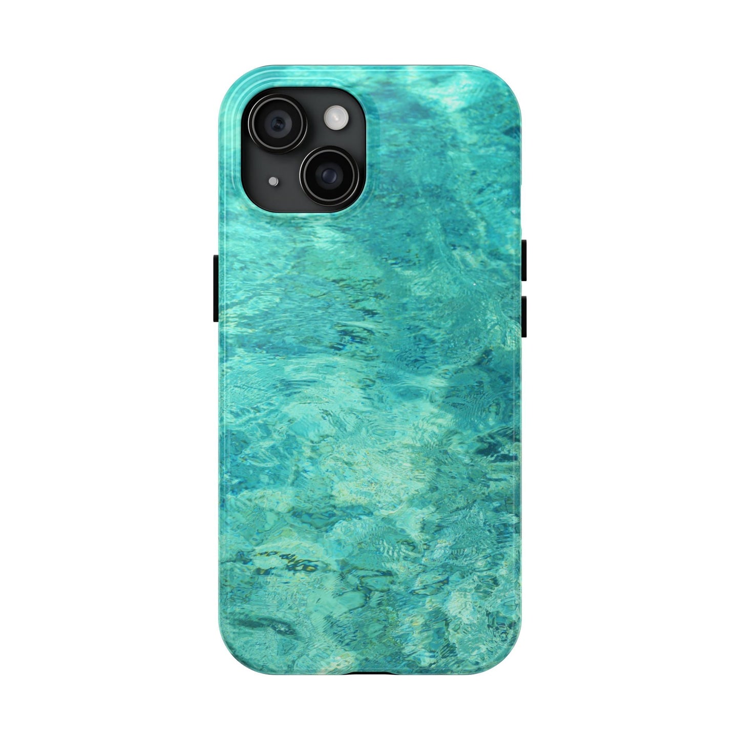 Aqua Blue Water iPhone Case – Relaxing Beach - Inspired Design - BOGO Cases