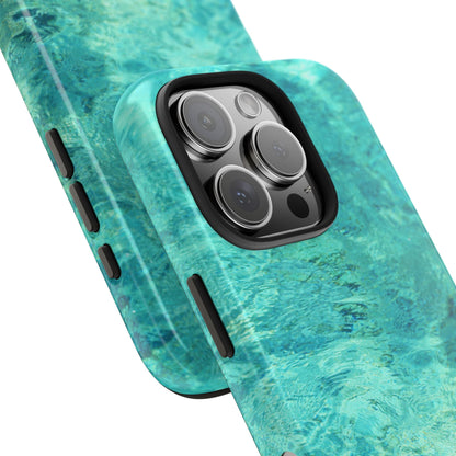 Aqua Blue Water iPhone Case – Relaxing Beach - Inspired Design - BOGO Cases