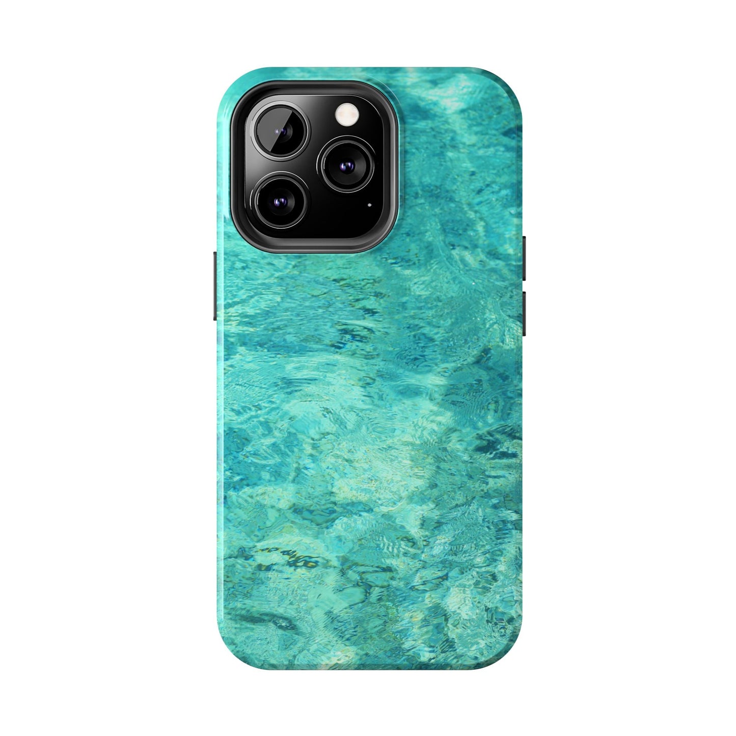 Aqua Blue Water iPhone Case – Relaxing Beach - Inspired Design - BOGO Cases