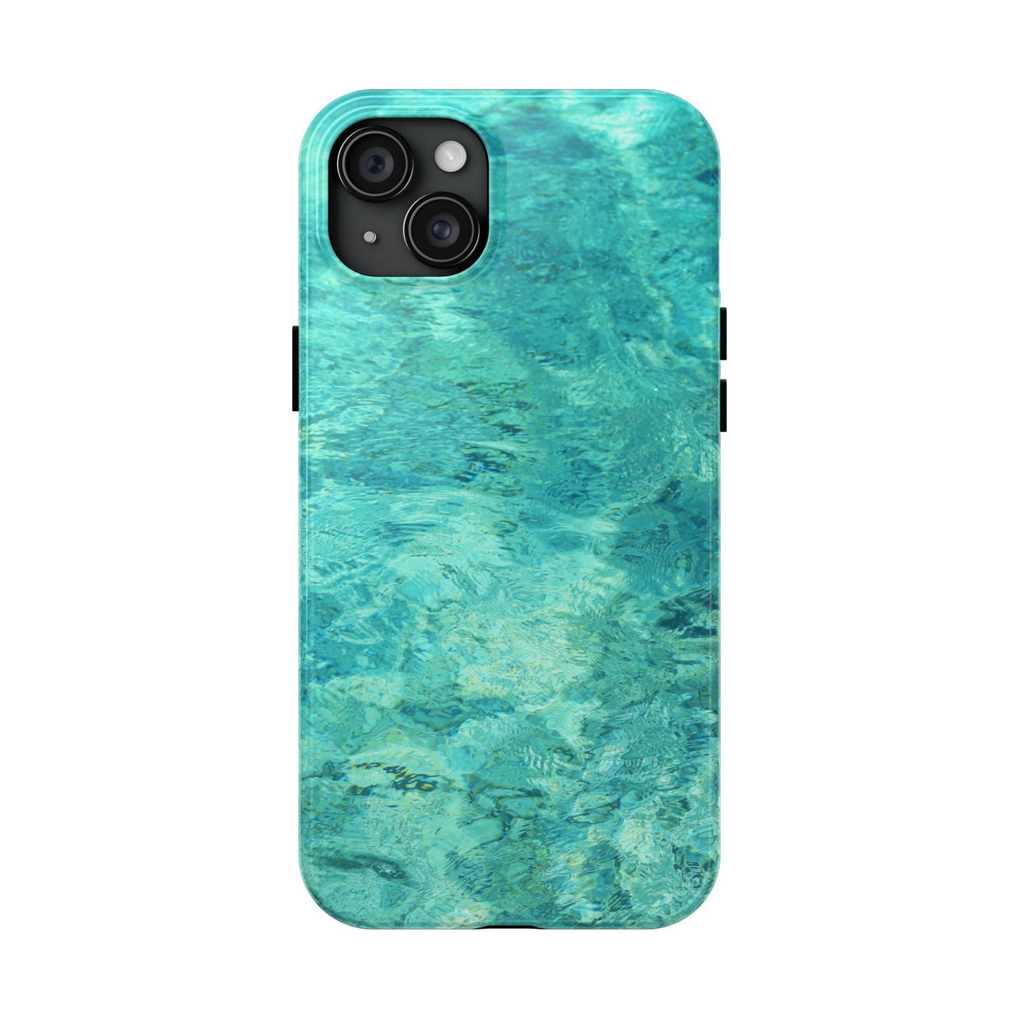 Aqua Blue Water iPhone Case – Relaxing Beach - Inspired Design - BOGO Cases