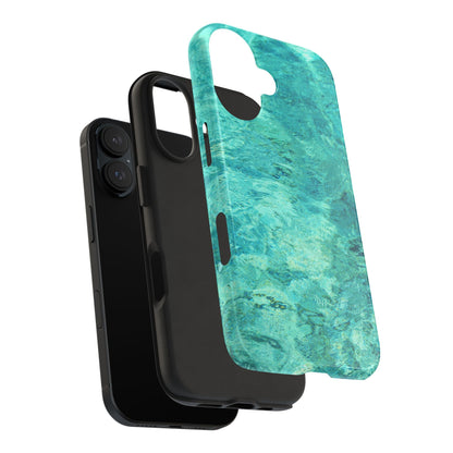 Aqua Blue Water iPhone Case – Relaxing Beach - Inspired Design - BOGO Cases