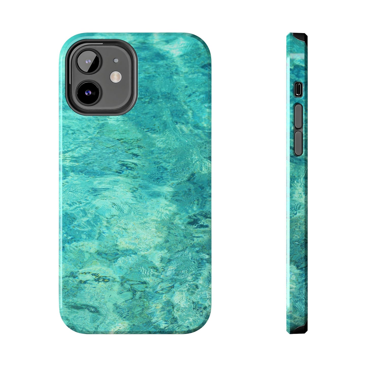 Aqua Blue Water iPhone Case – Relaxing Beach - Inspired Design - BOGO Cases
