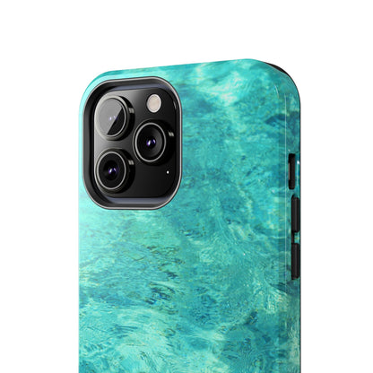 Aqua Blue Water iPhone Case – Relaxing Beach - Inspired Design - BOGO Cases