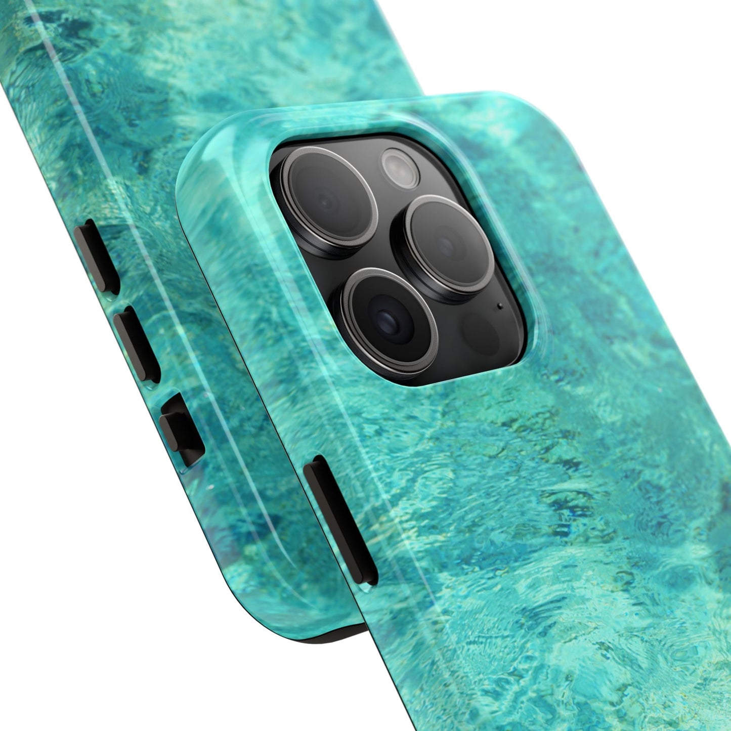 Aqua Blue Water iPhone Case – Relaxing Beach - Inspired Design - BOGO Cases