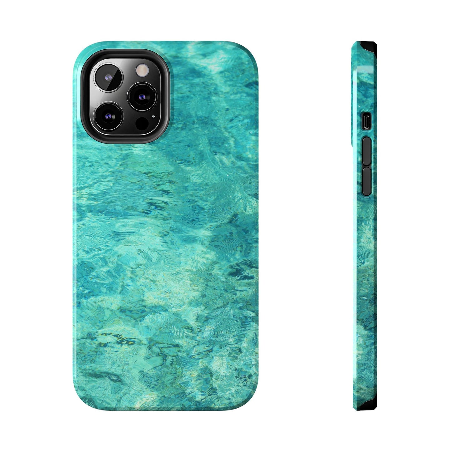 Aqua Blue Water iPhone Case – Relaxing Beach - Inspired Design - BOGO Cases