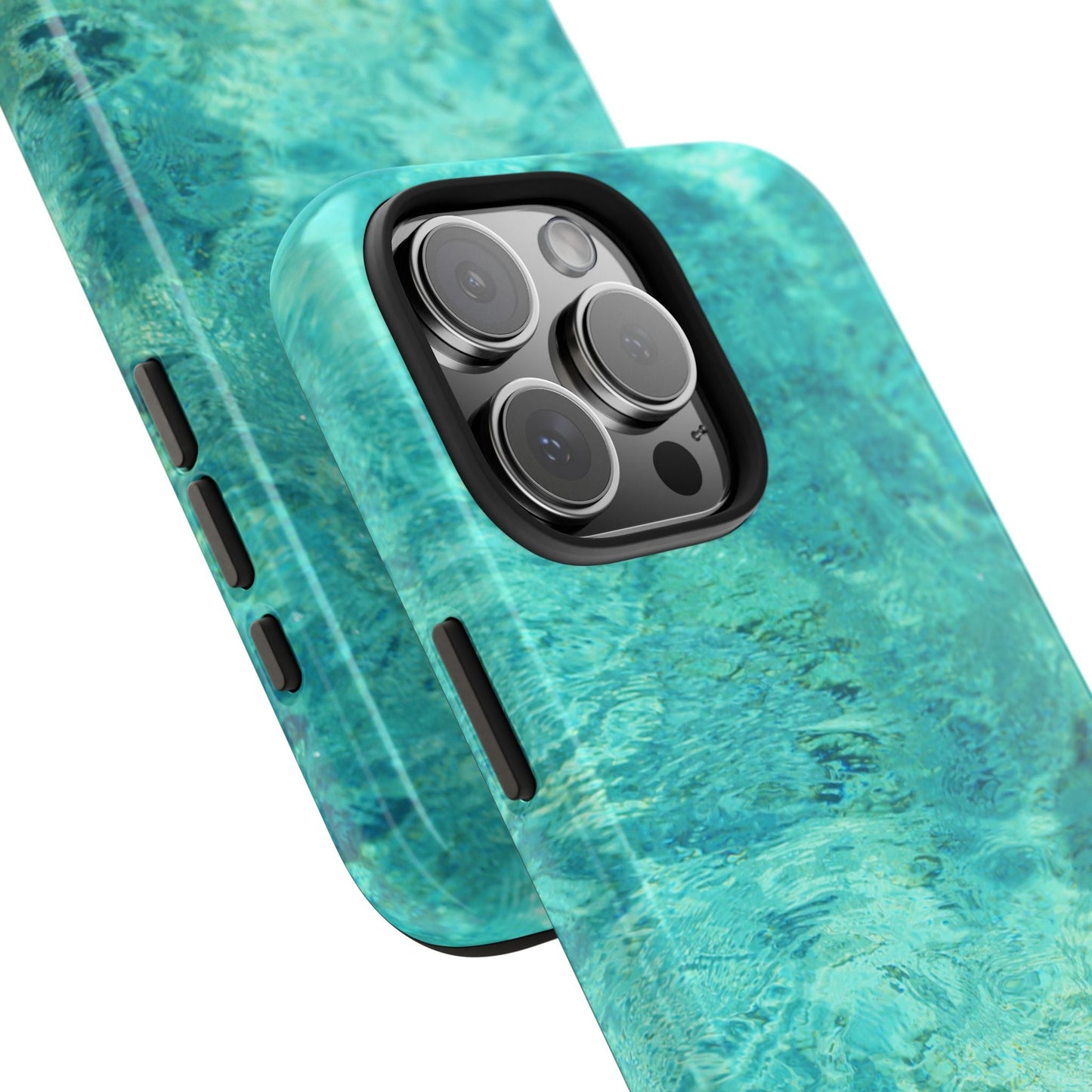 Aqua Blue Water iPhone Case – Relaxing Beach - Inspired Design - BOGO Cases