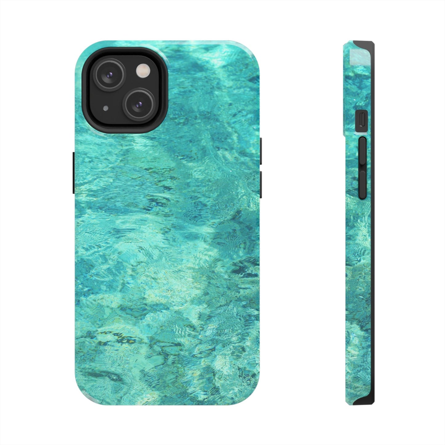 Aqua Blue Water iPhone Case – Relaxing Beach - Inspired Design - BOGO Cases