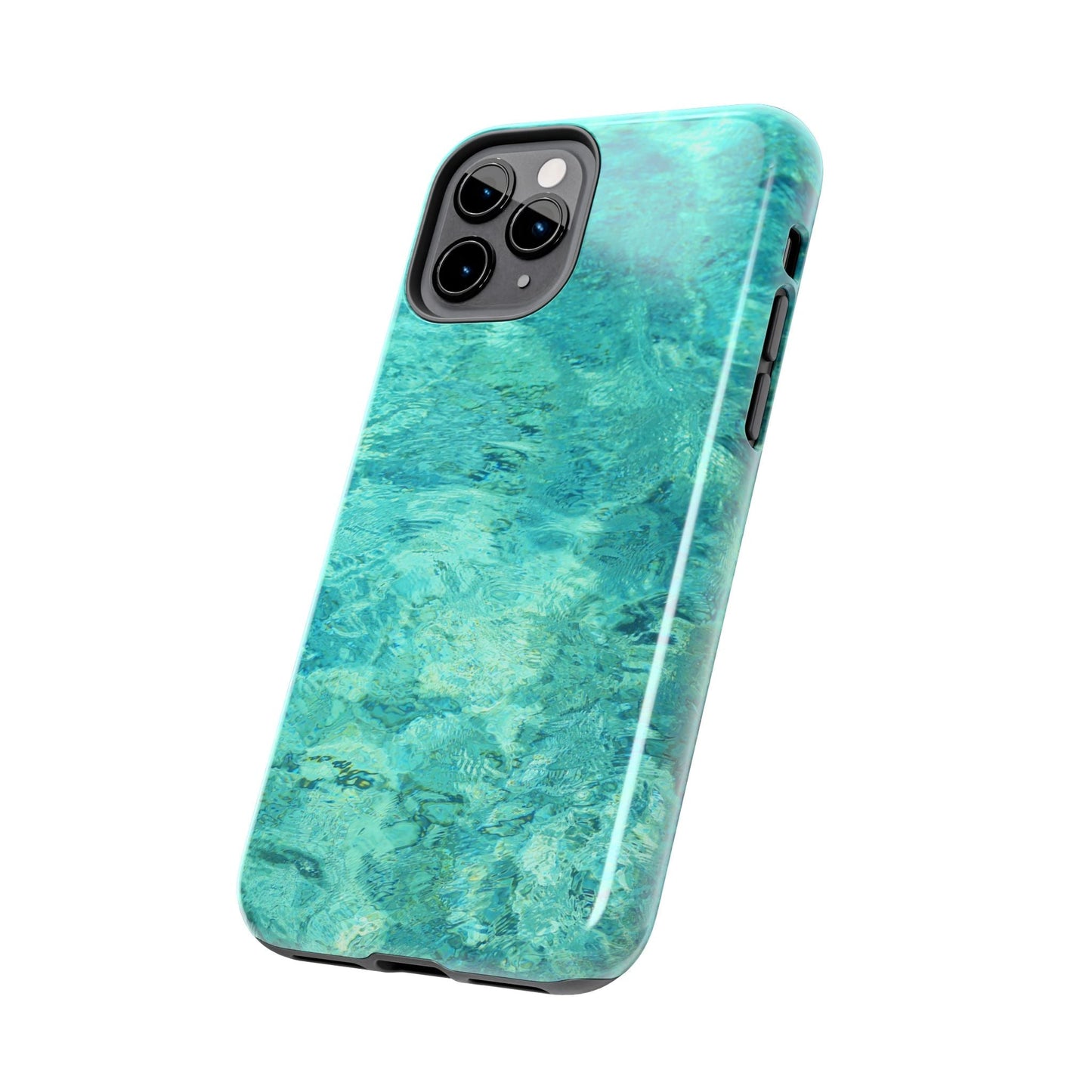 Aqua Blue Water iPhone Case – Relaxing Beach - Inspired Design - BOGO Cases