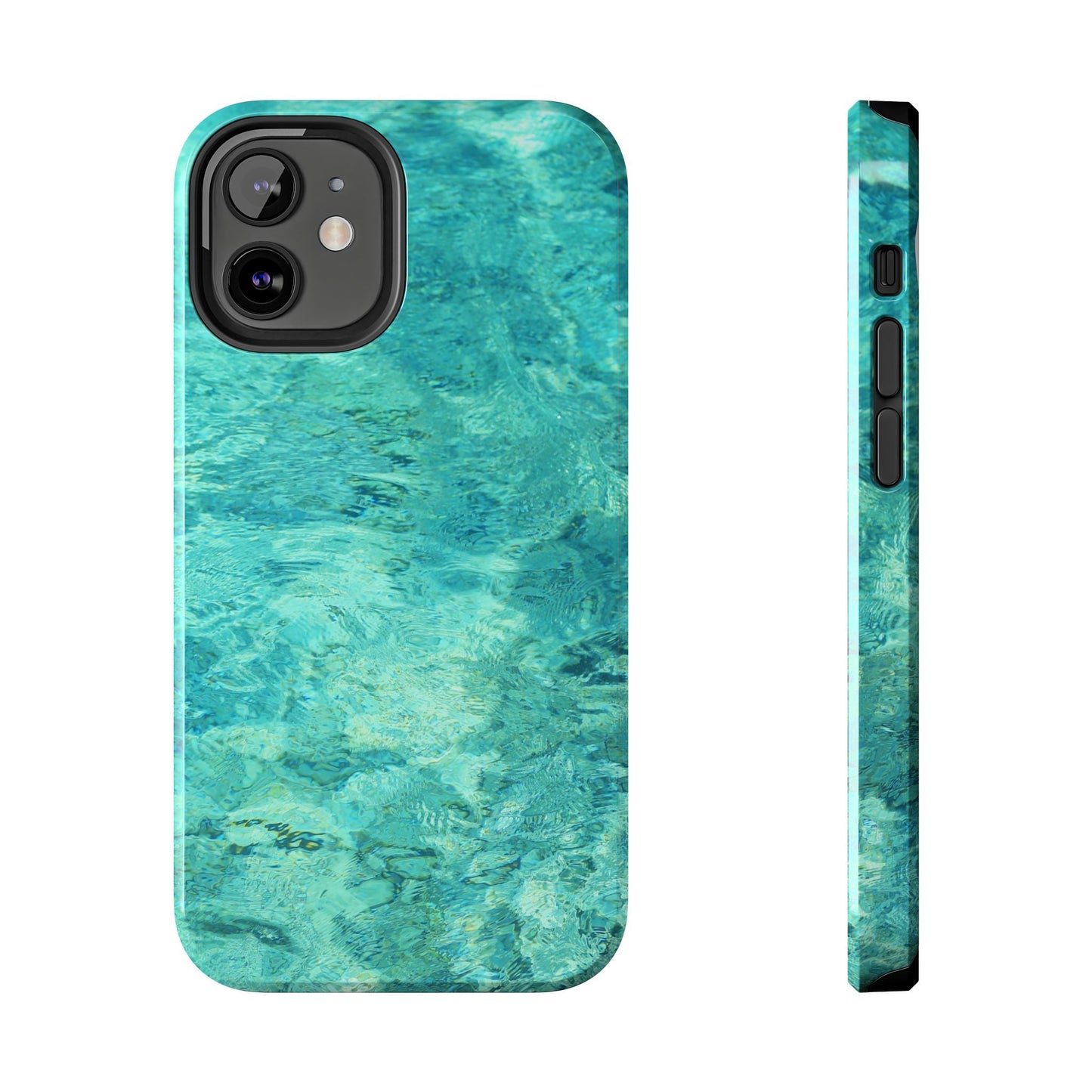 Aqua Blue Water iPhone Case – Relaxing Beach - Inspired Design - BOGO Cases
