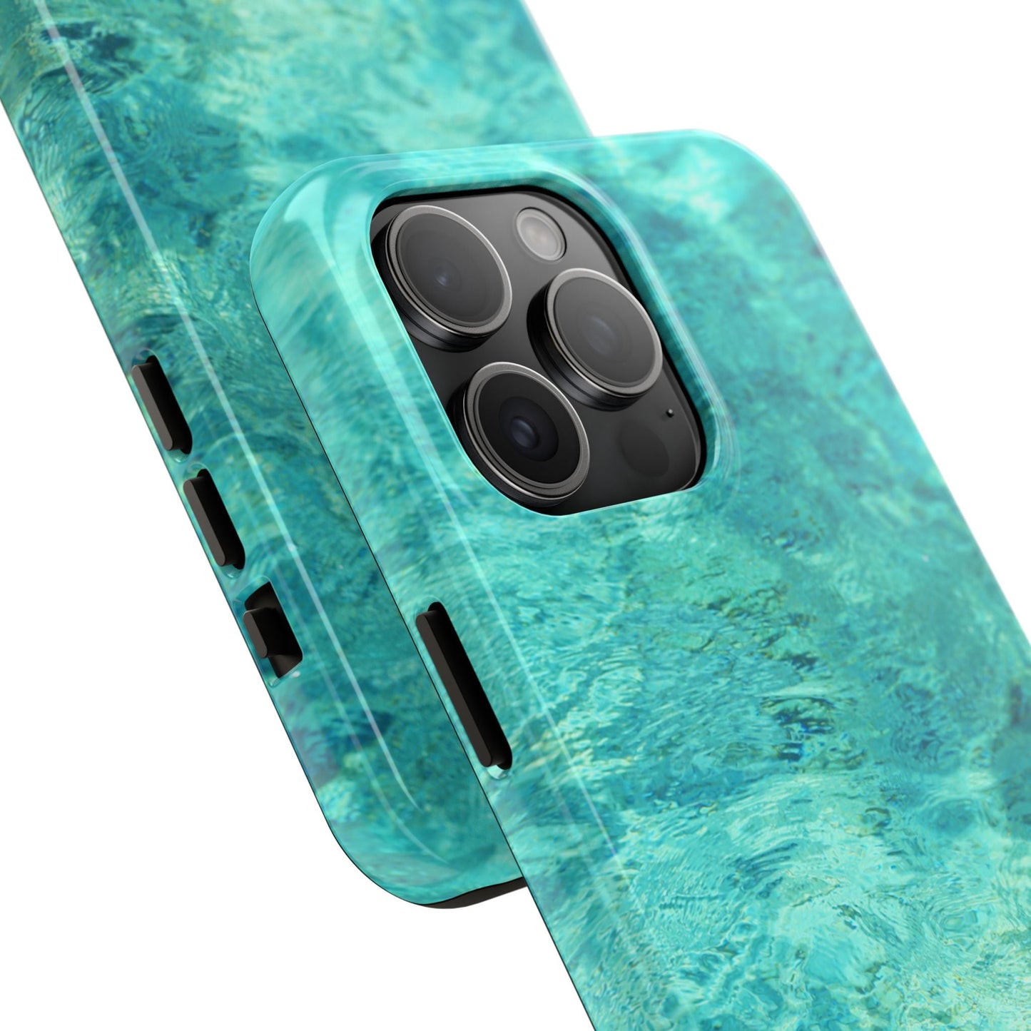 Aqua Blue Water iPhone Case – Relaxing Beach - Inspired Design - BOGO Cases