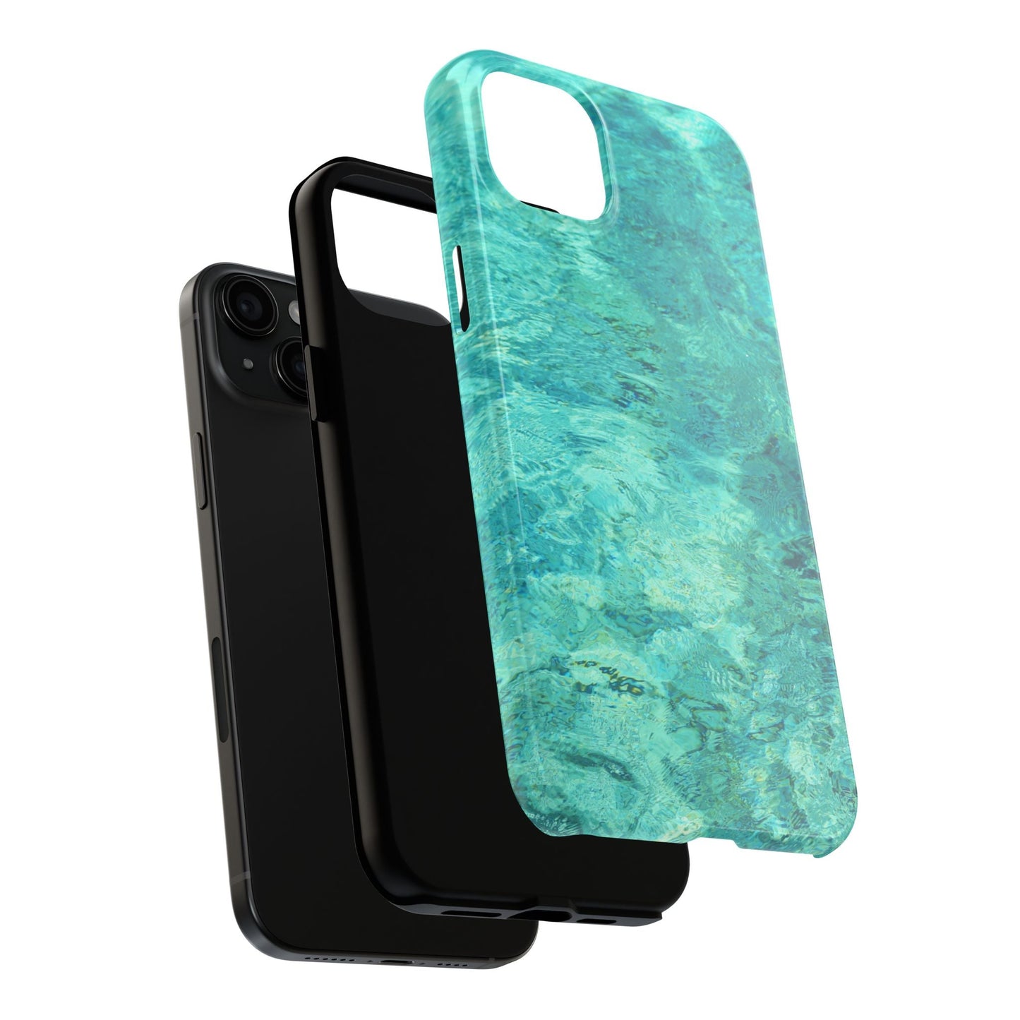 Aqua Blue Water iPhone Case – Relaxing Beach - Inspired Design - BOGO Cases