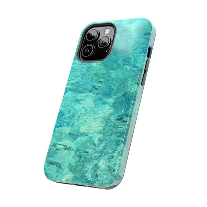 Aqua Blue Water iPhone Case – Relaxing Beach - Inspired Design - BOGO Cases