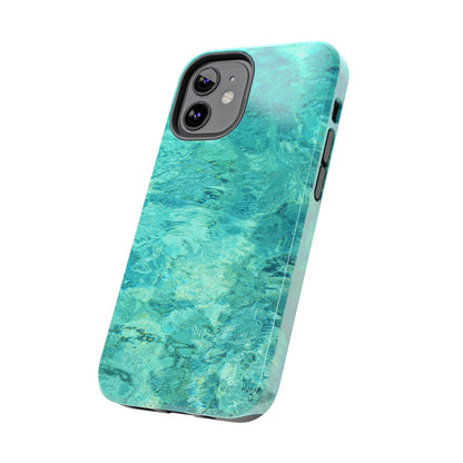 Aqua Blue Water iPhone Case – Relaxing Beach - Inspired Design - BOGO Cases
