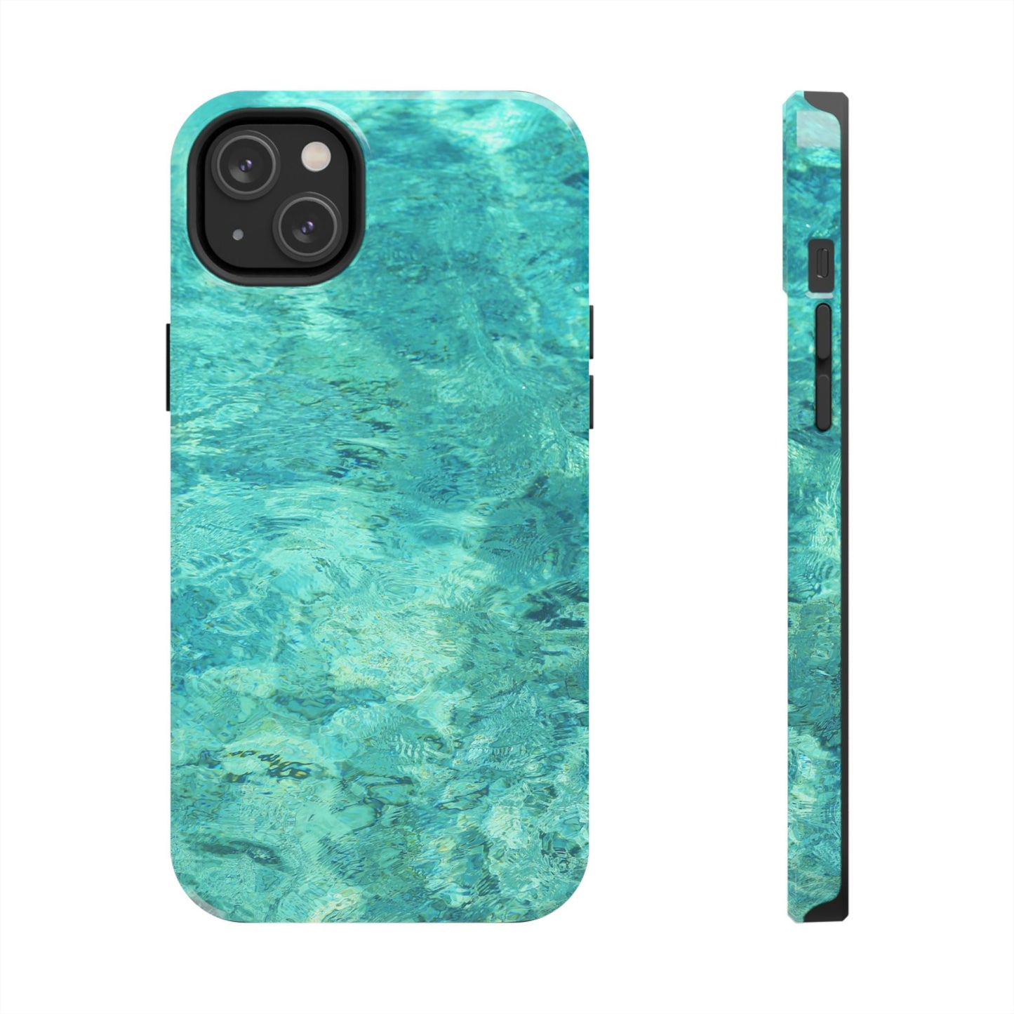 Aqua Blue Water iPhone Case – Relaxing Beach - Inspired Design - BOGO Cases