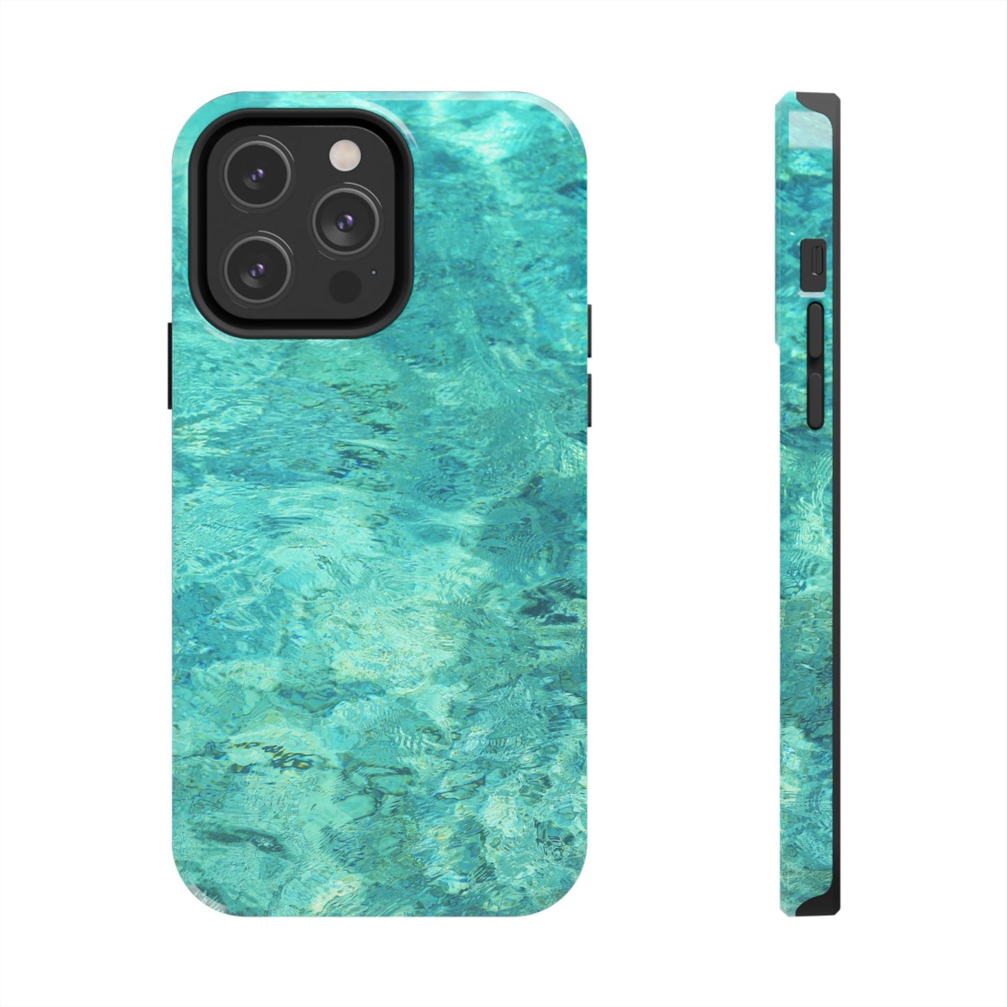 Aqua Blue Water iPhone Case – Relaxing Beach - Inspired Design - BOGO Cases