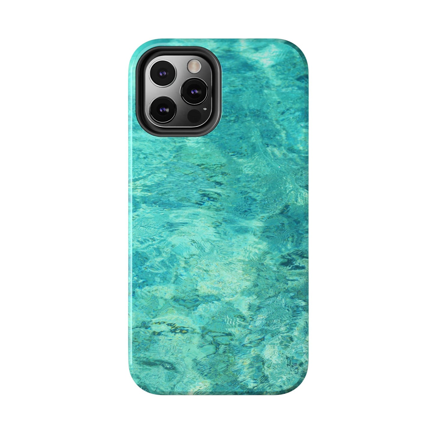 Aqua Blue Water iPhone Case – Relaxing Beach - Inspired Design - BOGO Cases