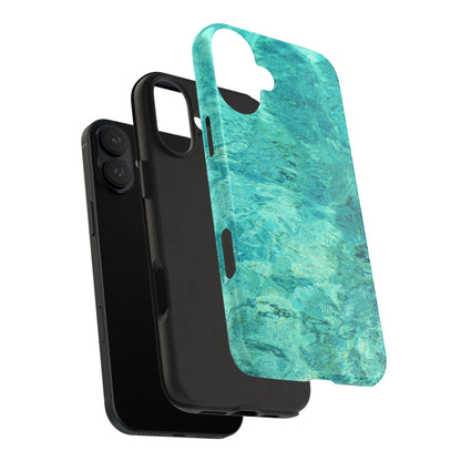 Aqua Blue Water iPhone Case – Relaxing Beach - Inspired Design - BOGO Cases