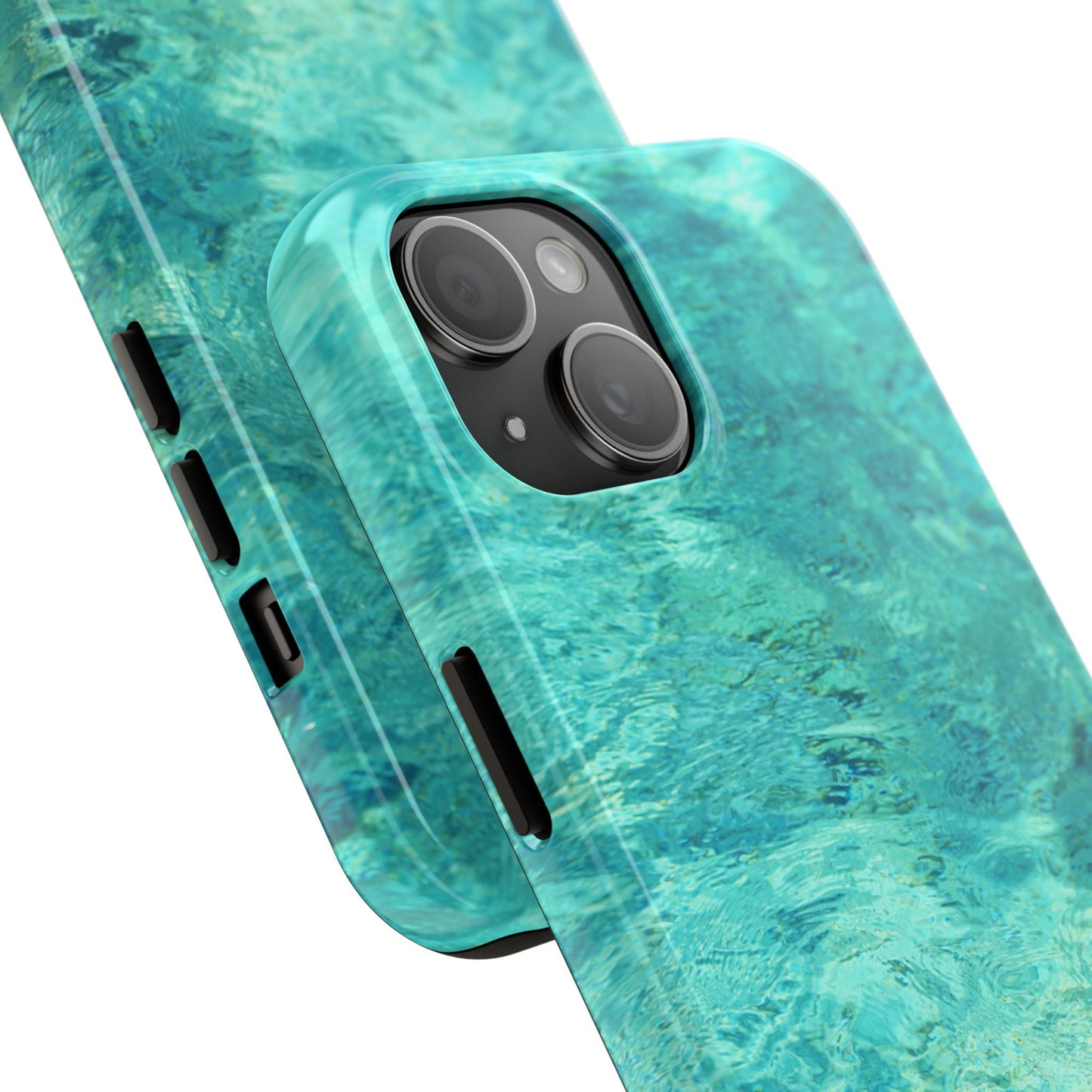 Aqua Blue Water iPhone Case – Relaxing Beach - Inspired Design - BOGO Cases