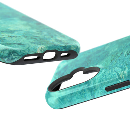 Aqua Blue Water MagSafe Case – Tranquil Summer Design with Magnetic Charging - BOGO Cases