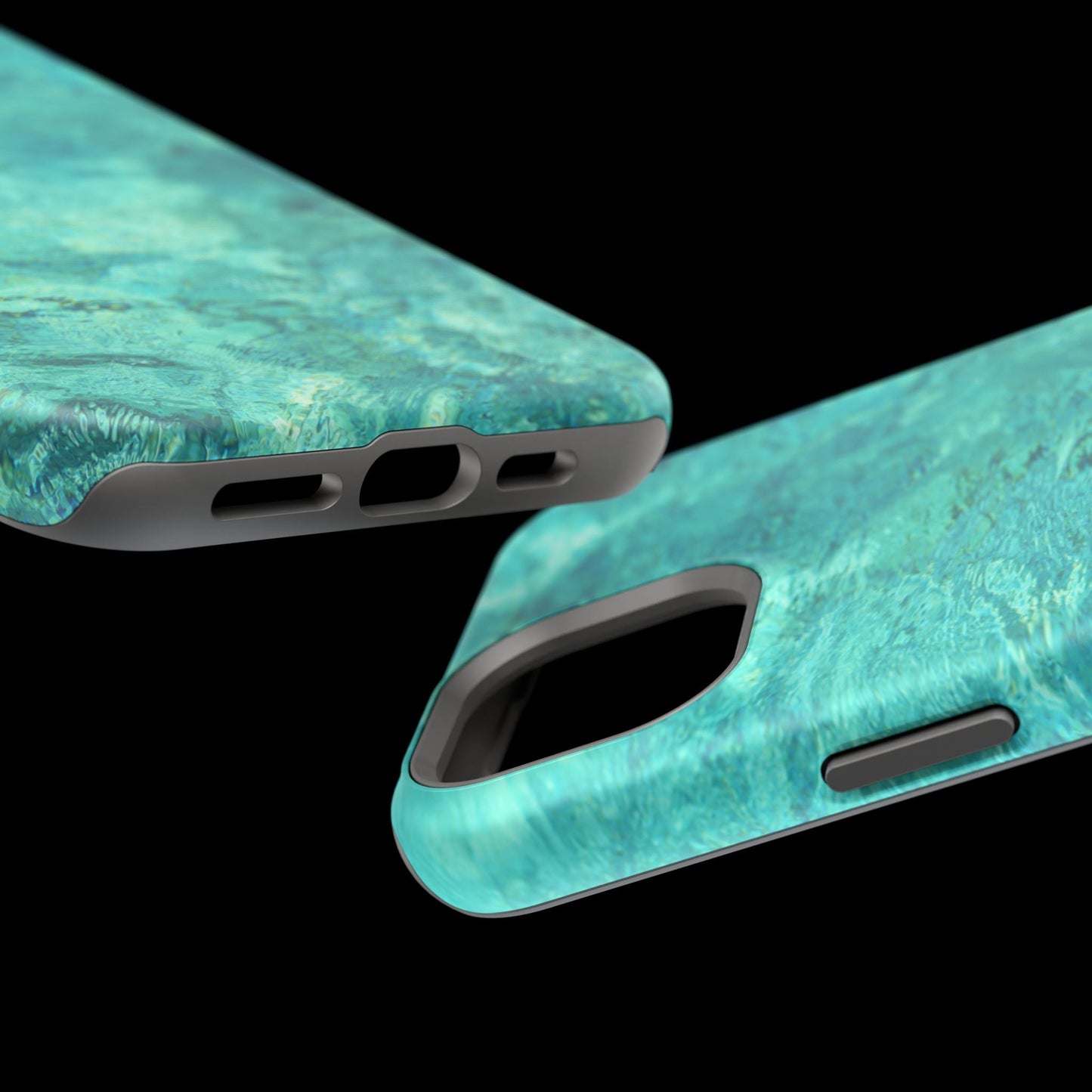Aqua Blue Water MagSafe Case – Tranquil Summer Design with Magnetic Charging - BOGO Cases