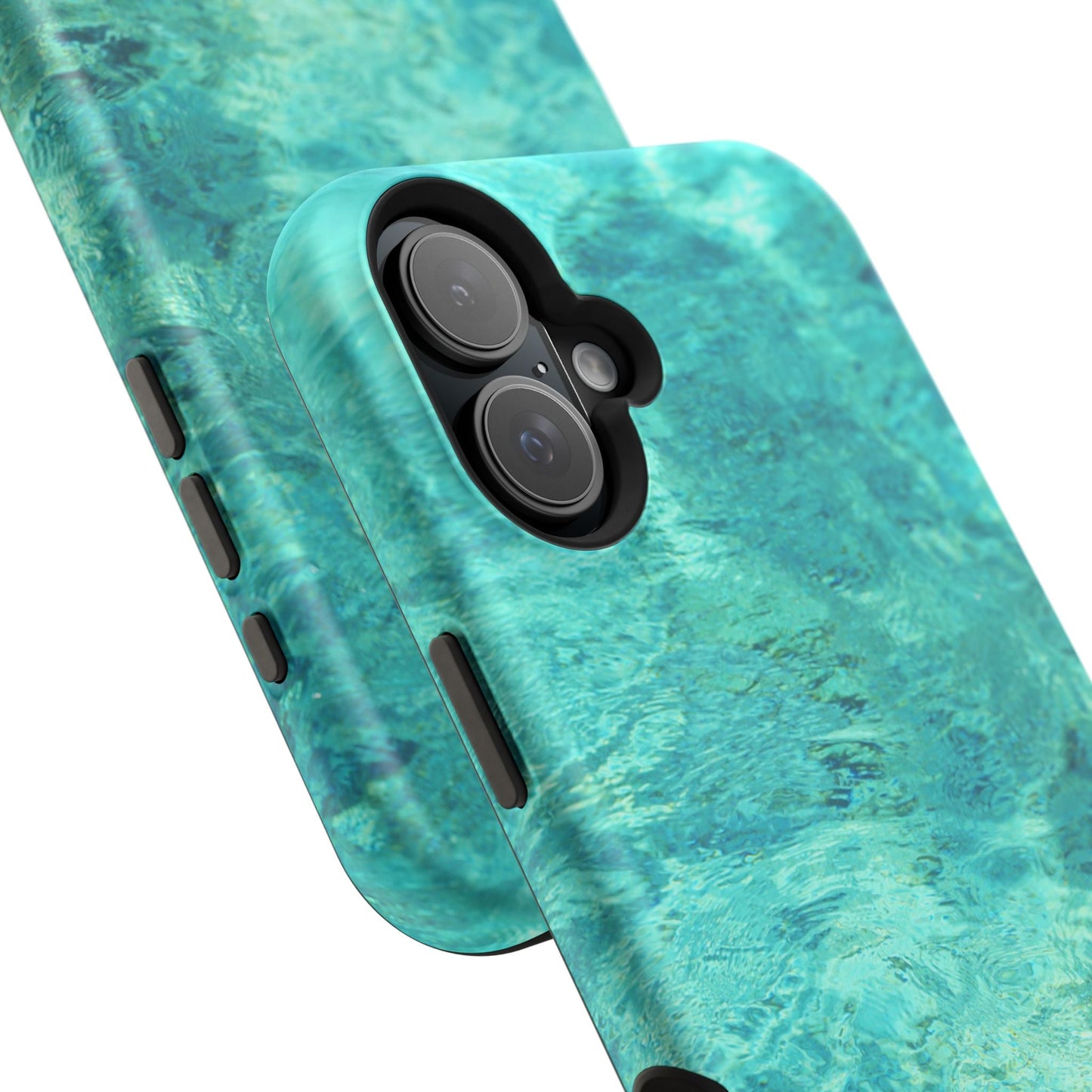 Aqua Blue Water MagSafe Case – Tranquil Summer Design with Magnetic Charging - BOGO Cases