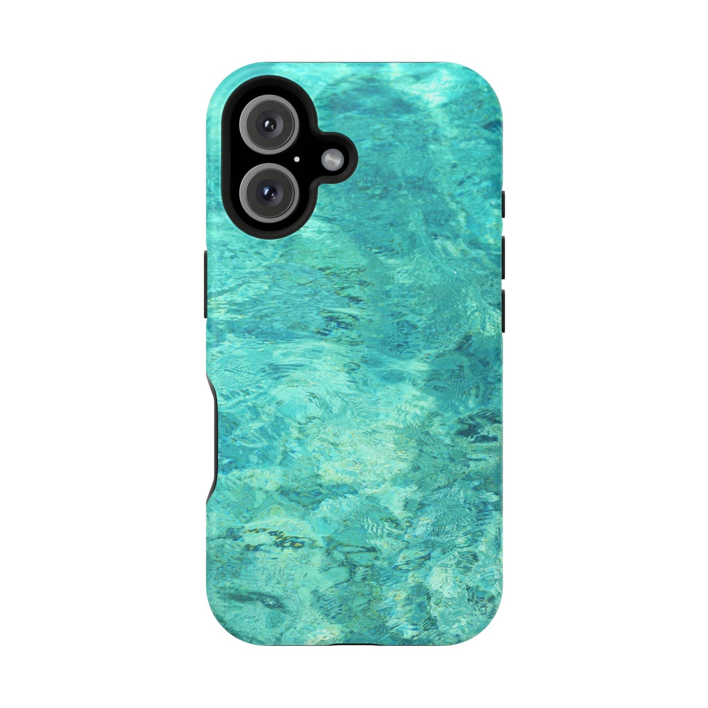 Aqua Blue Water MagSafe Case – Tranquil Summer Design with Magnetic Charging - BOGO Cases
