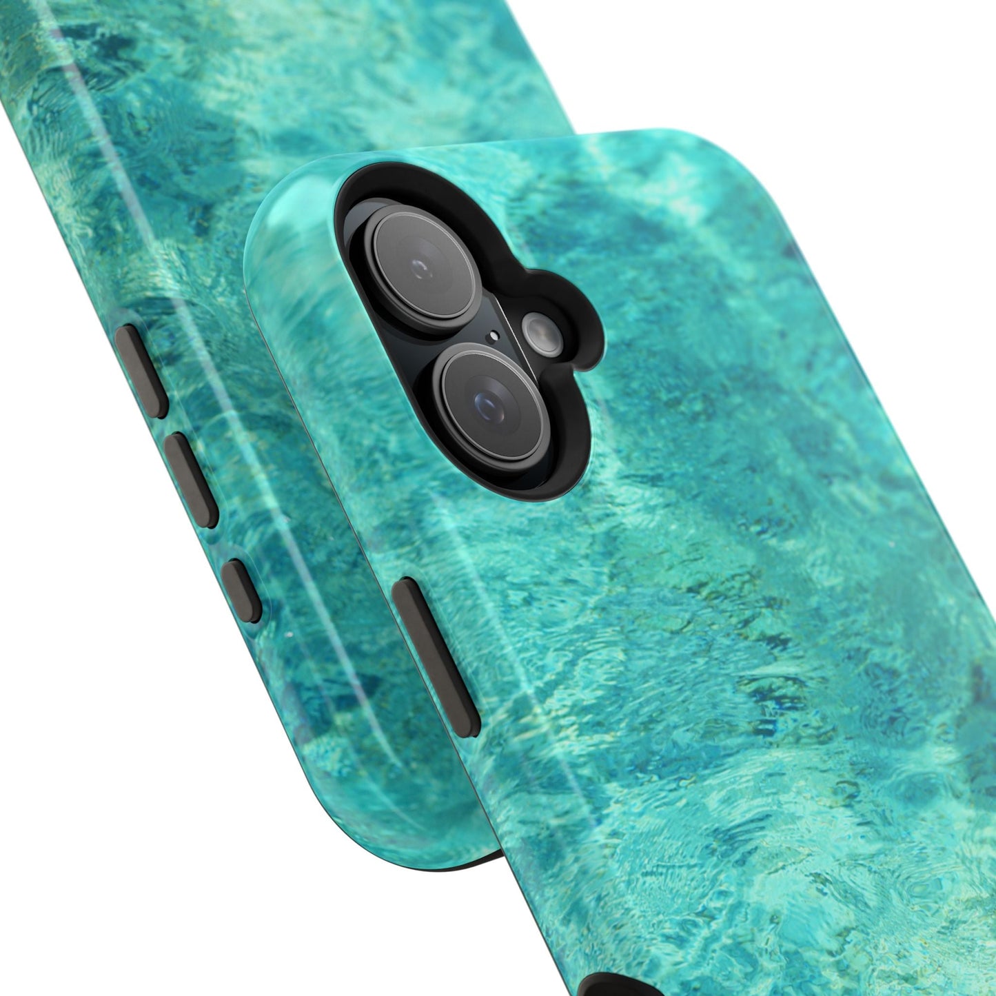 Aqua Blue Water MagSafe Case – Tranquil Summer Design with Magnetic Charging - BOGO Cases