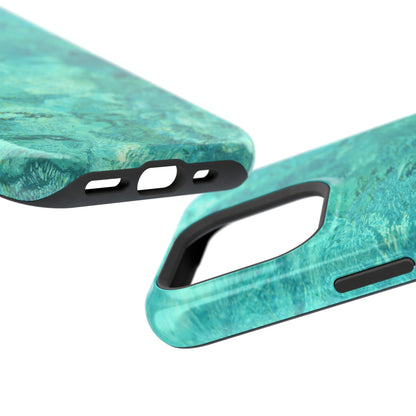 Aqua Blue Water MagSafe Case – Tranquil Summer Design with Magnetic Charging - BOGO Cases