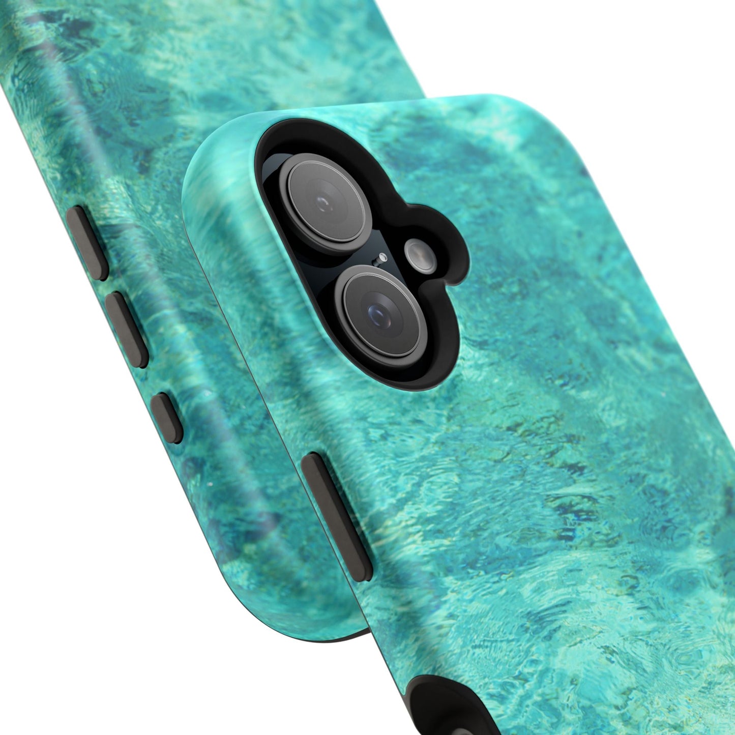 Aqua Blue Water MagSafe Case – Tranquil Summer Design with Magnetic Charging - BOGO Cases