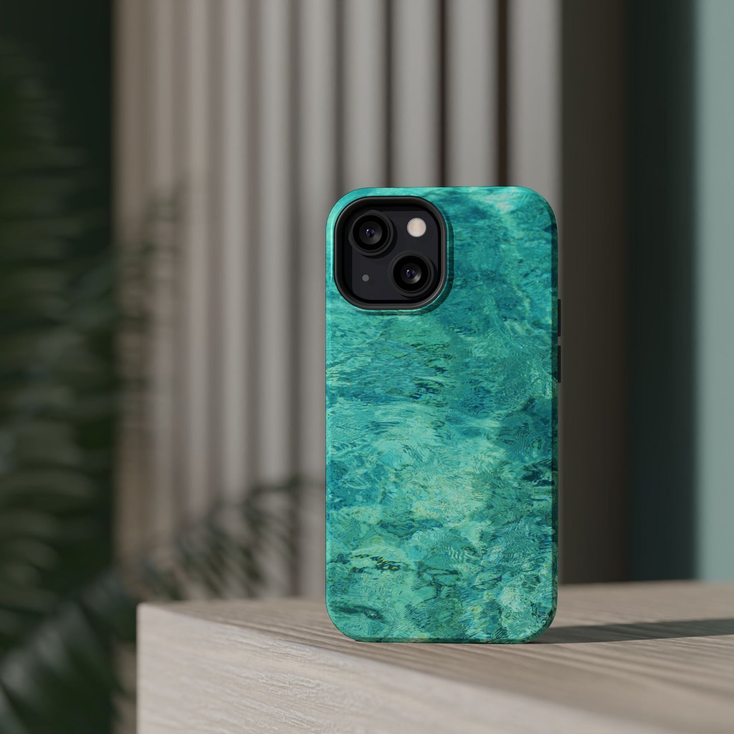 Aqua Blue Water MagSafe Case – Tranquil Summer Design with Magnetic Charging - BOGO Cases