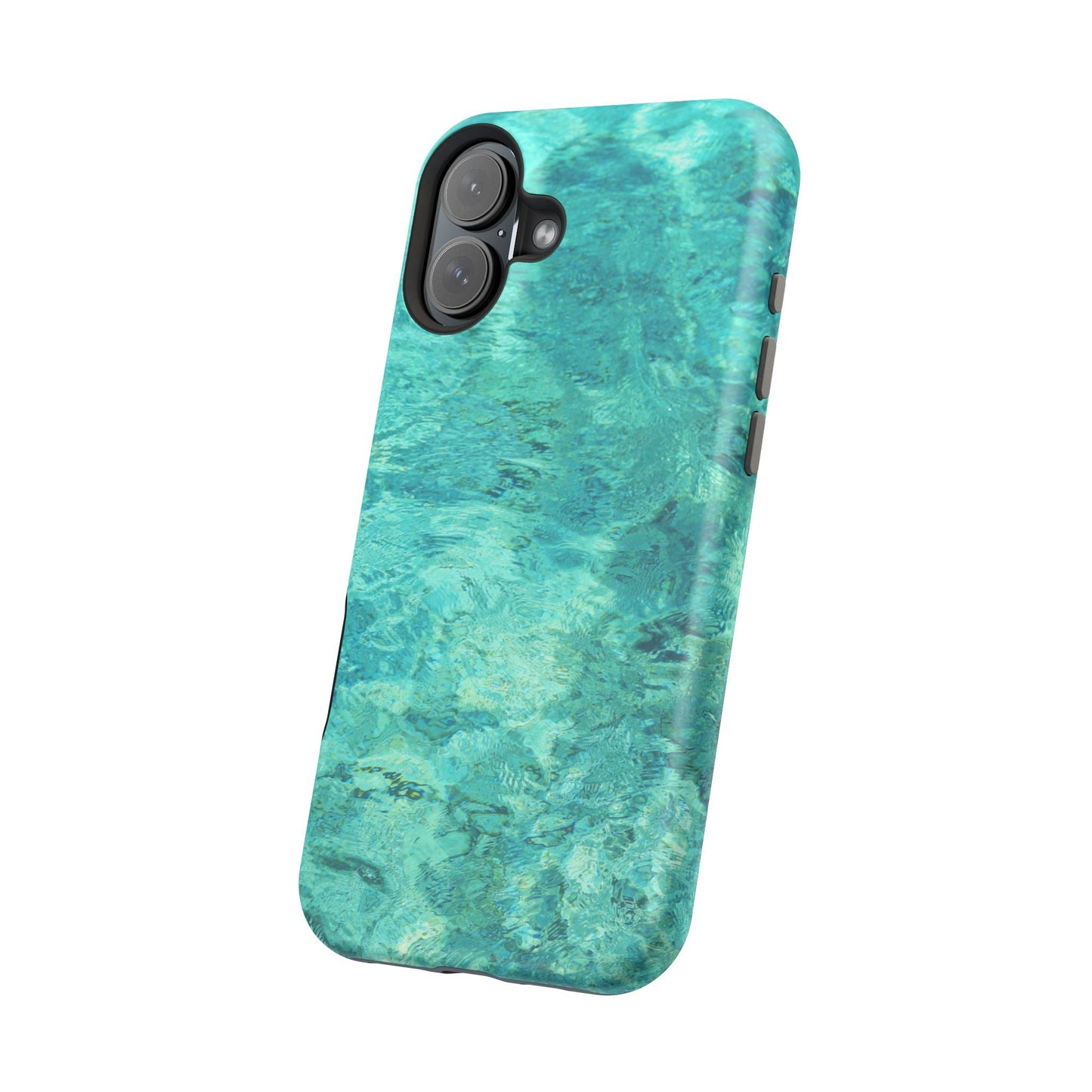 Aqua Blue Water MagSafe Case – Tranquil Summer Design with Magnetic Charging - BOGO Cases