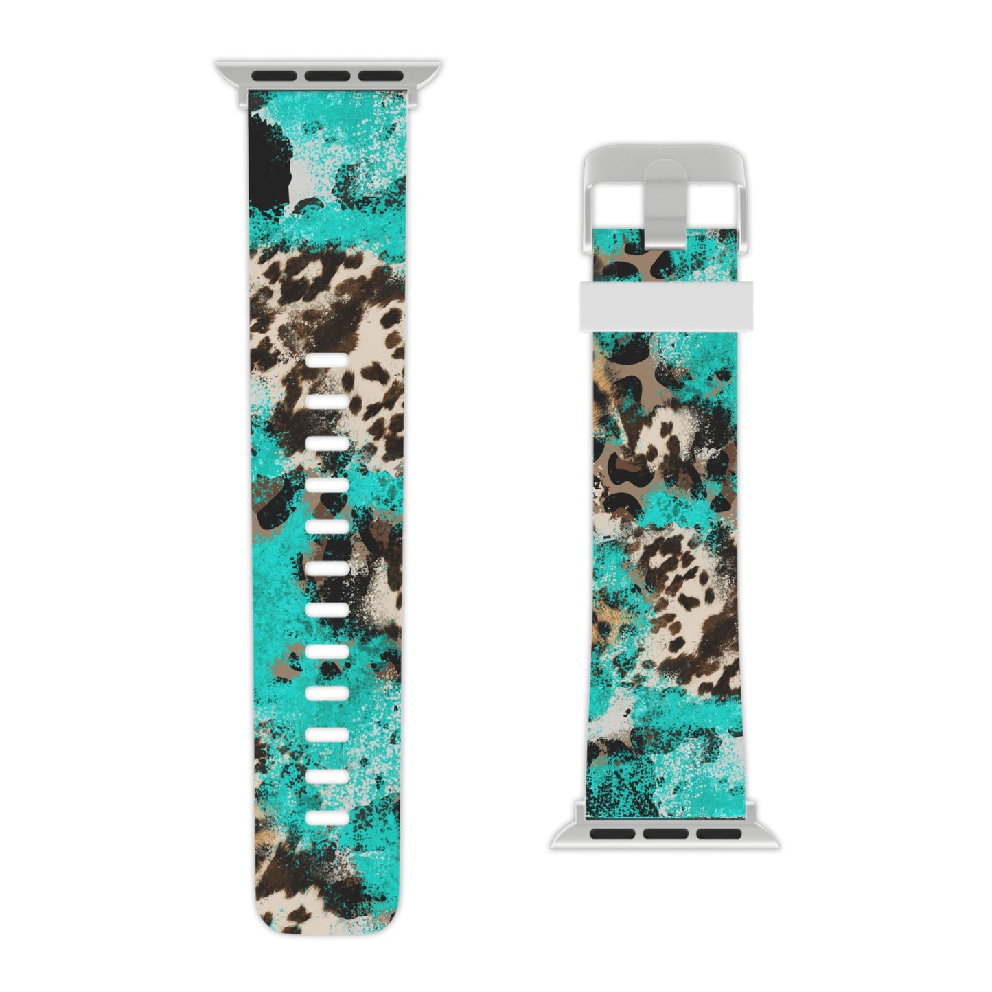 Aqua Splash Leopard Apple Watch Band - BOGO Cases
