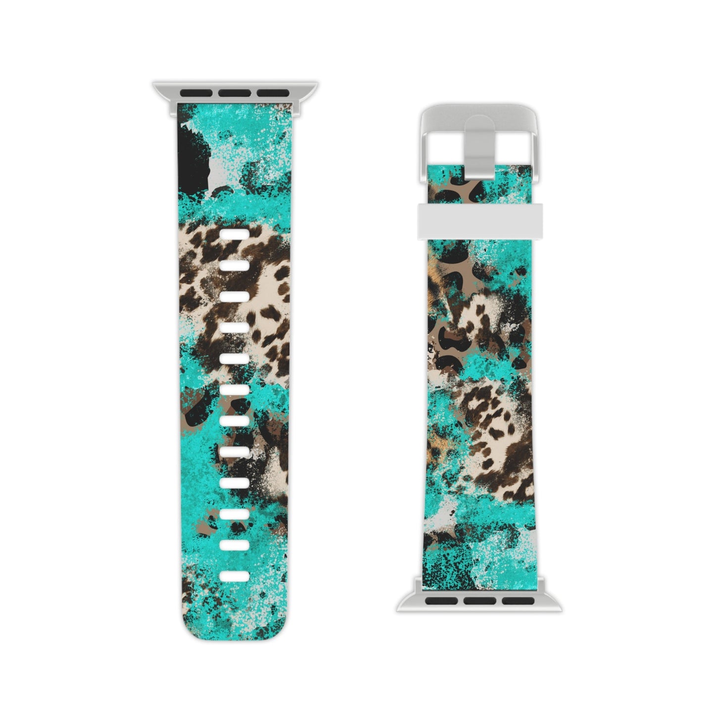 Aqua Splash Leopard Apple Watch Band - BOGO Cases