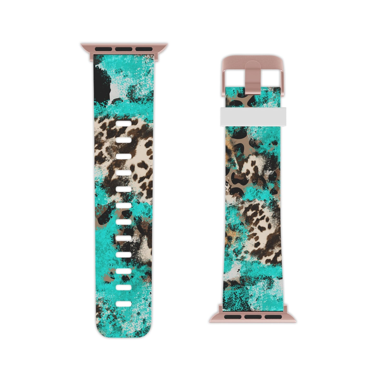 Aqua Splash Leopard Apple Watch Band - BOGO Cases