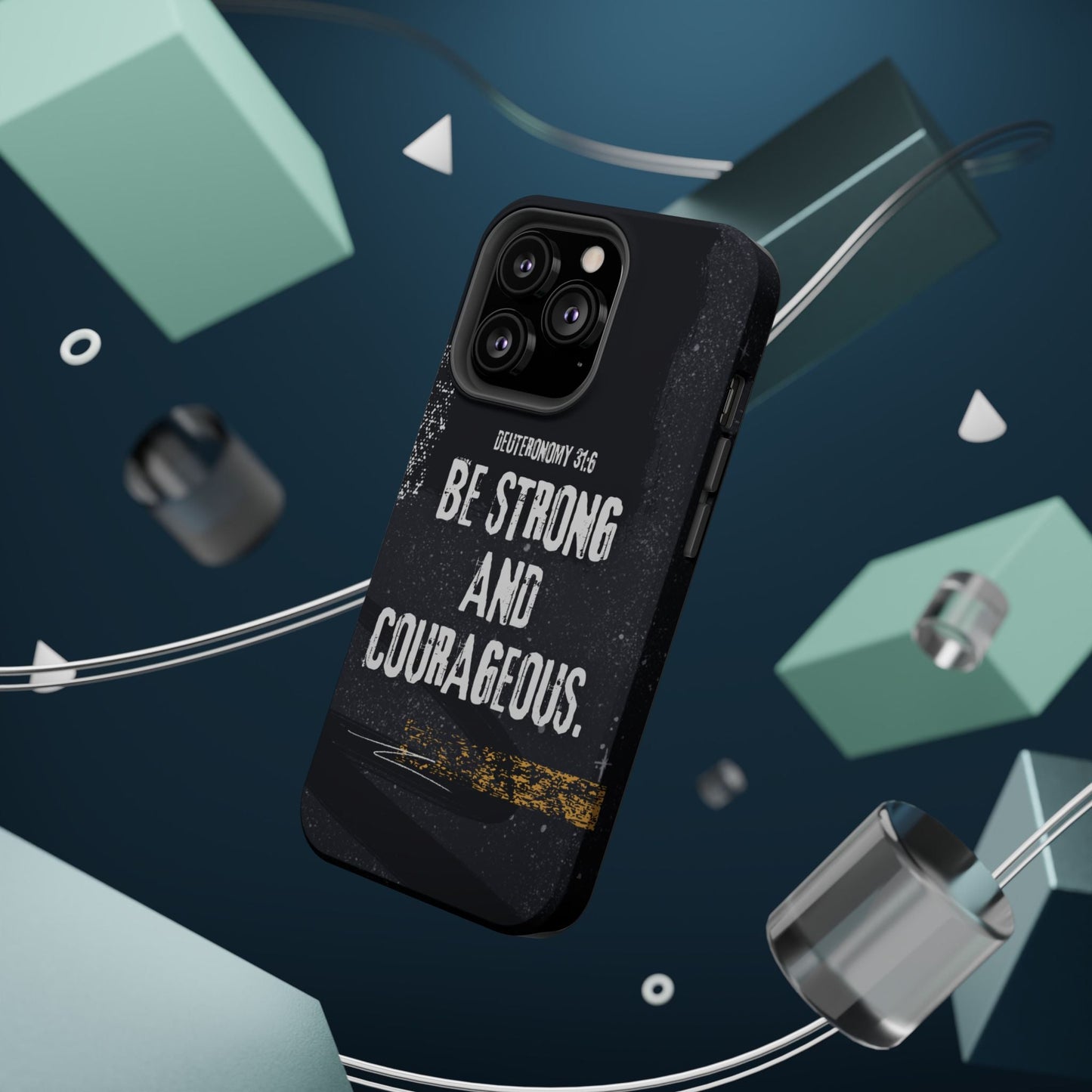Be Strong and Courageous - MagSafe iPhone Case - BOGO Cases