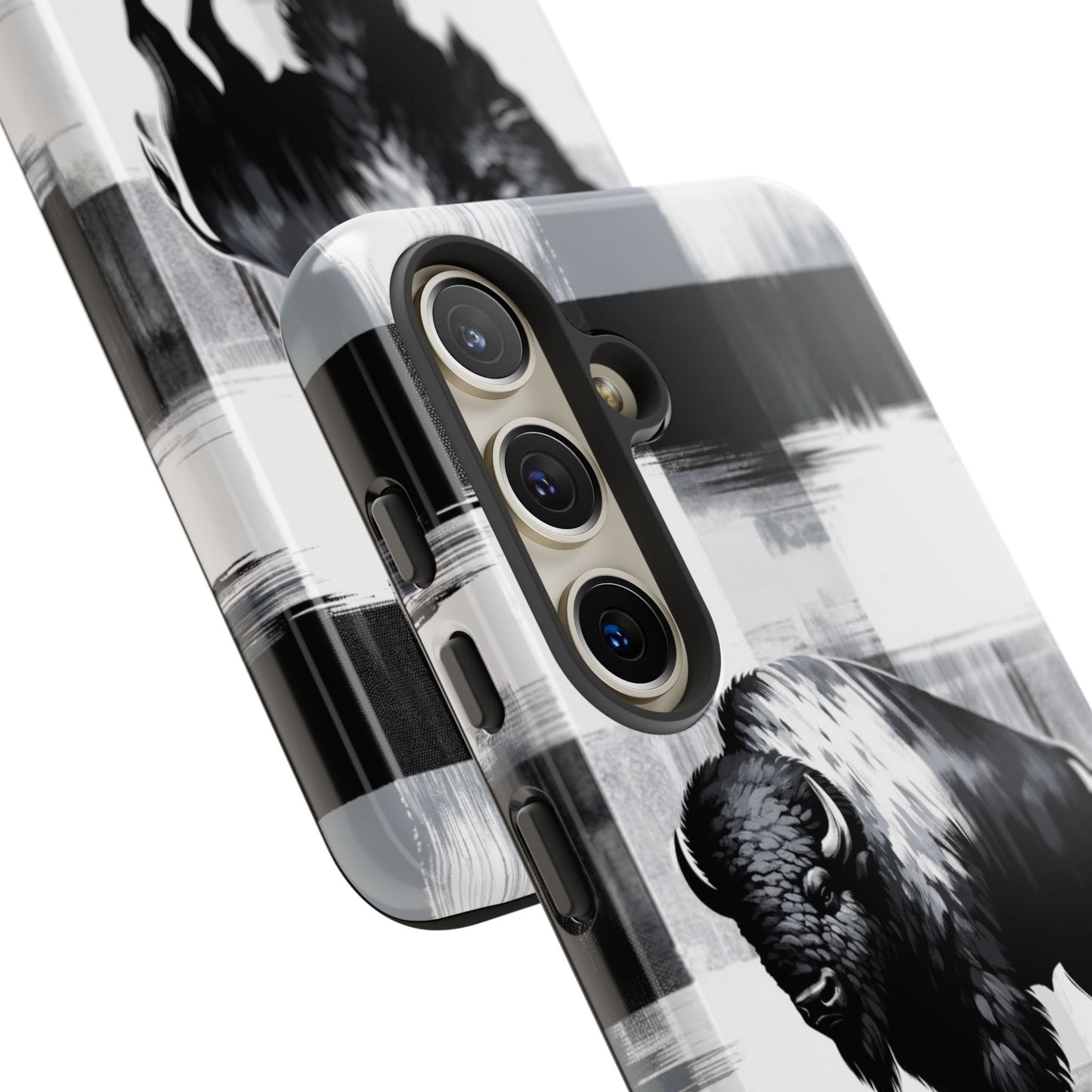 Black White Buffalo Plaid Phone Case! - BOGO Cases