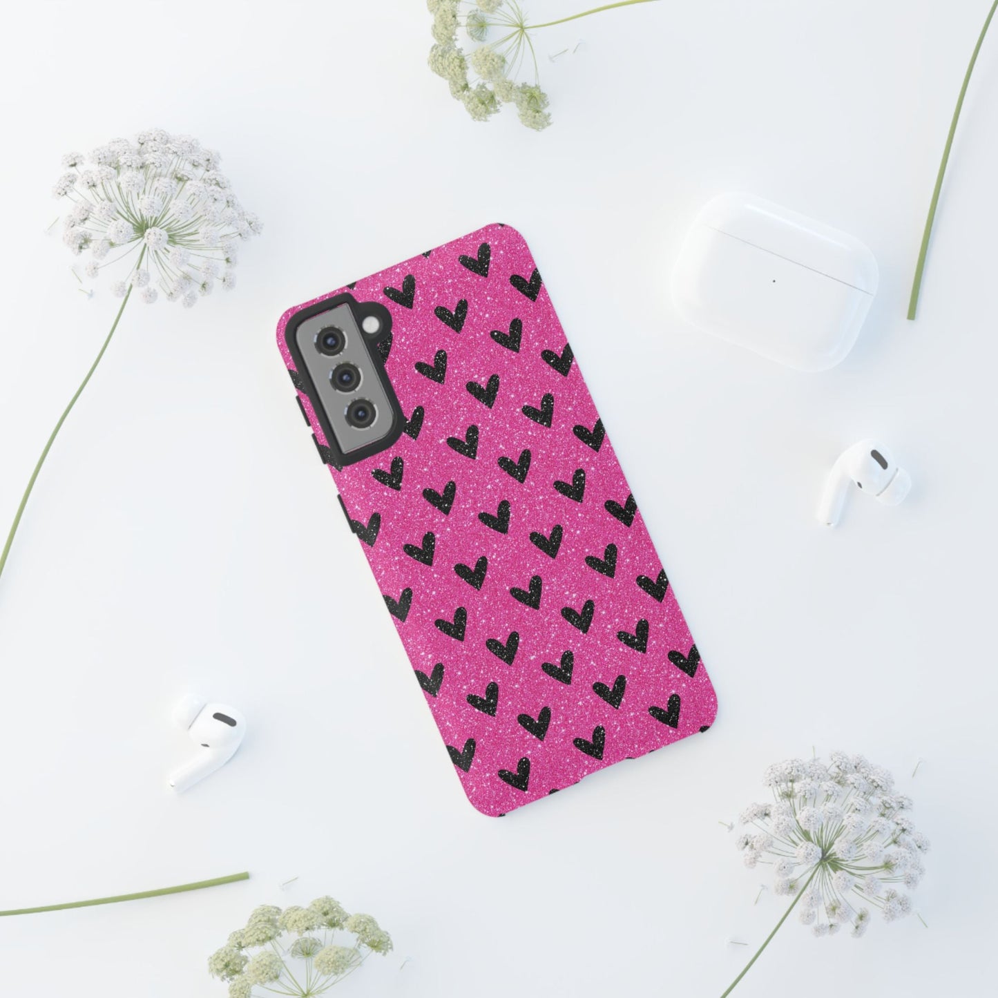 Bling Hearts Samsung Galaxy Case - BOGO Cases