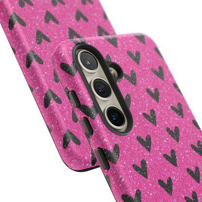 Bling Hearts Samsung Galaxy Case - BOGO Cases