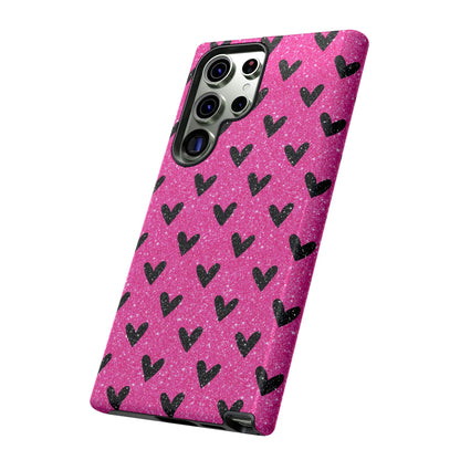 Bling Hearts Samsung Galaxy Case - BOGO Cases