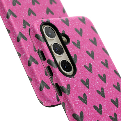 Bling Hearts Samsung Galaxy Case - BOGO Cases