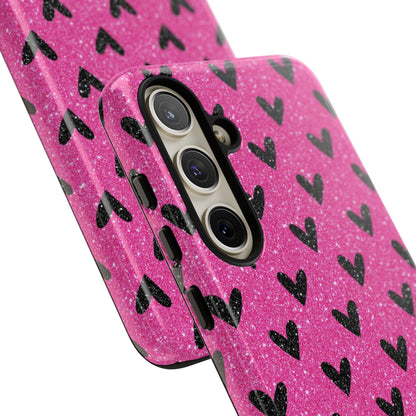 Bling Hearts Samsung Galaxy Case - BOGO Cases
