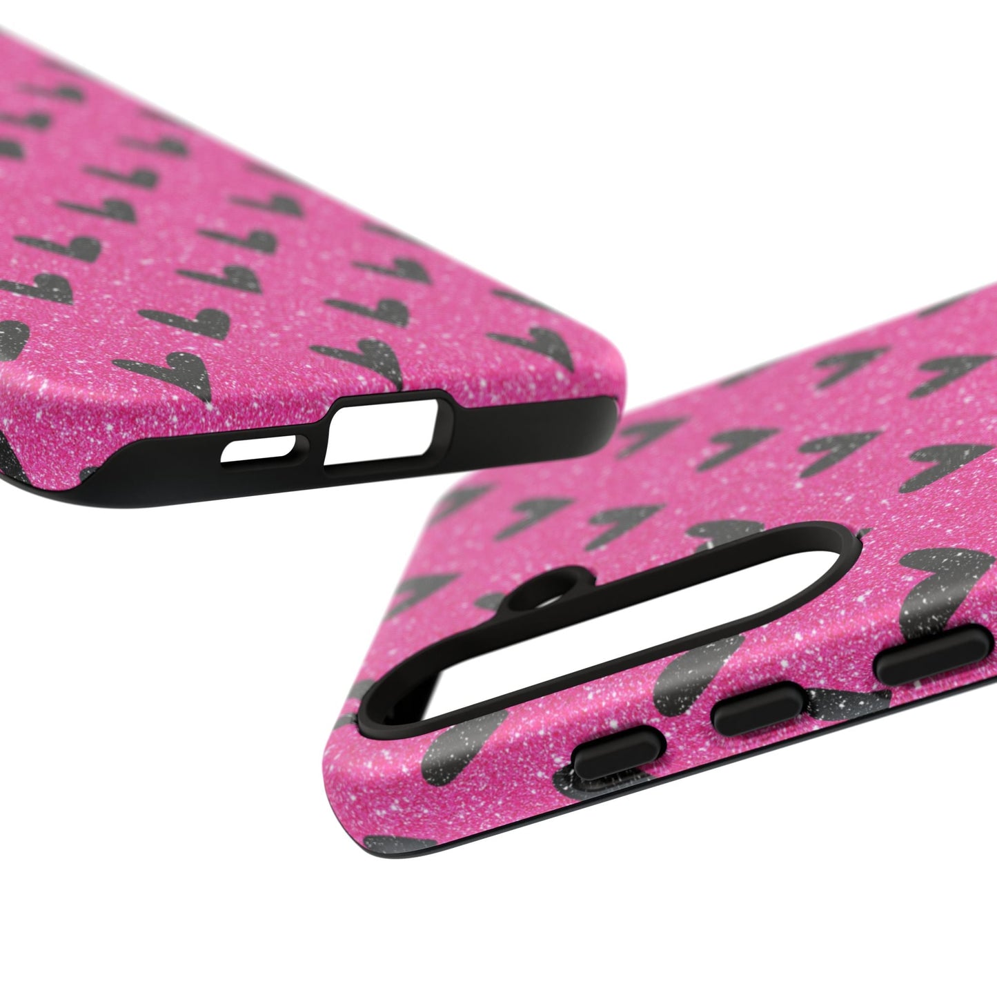 Bling Hearts Samsung Galaxy Case - BOGO Cases