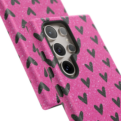 Bling Hearts Samsung Galaxy Case - BOGO Cases