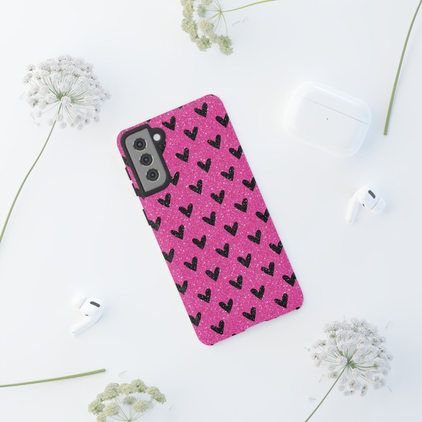 Bling Hearts Samsung Galaxy Case - BOGO Cases