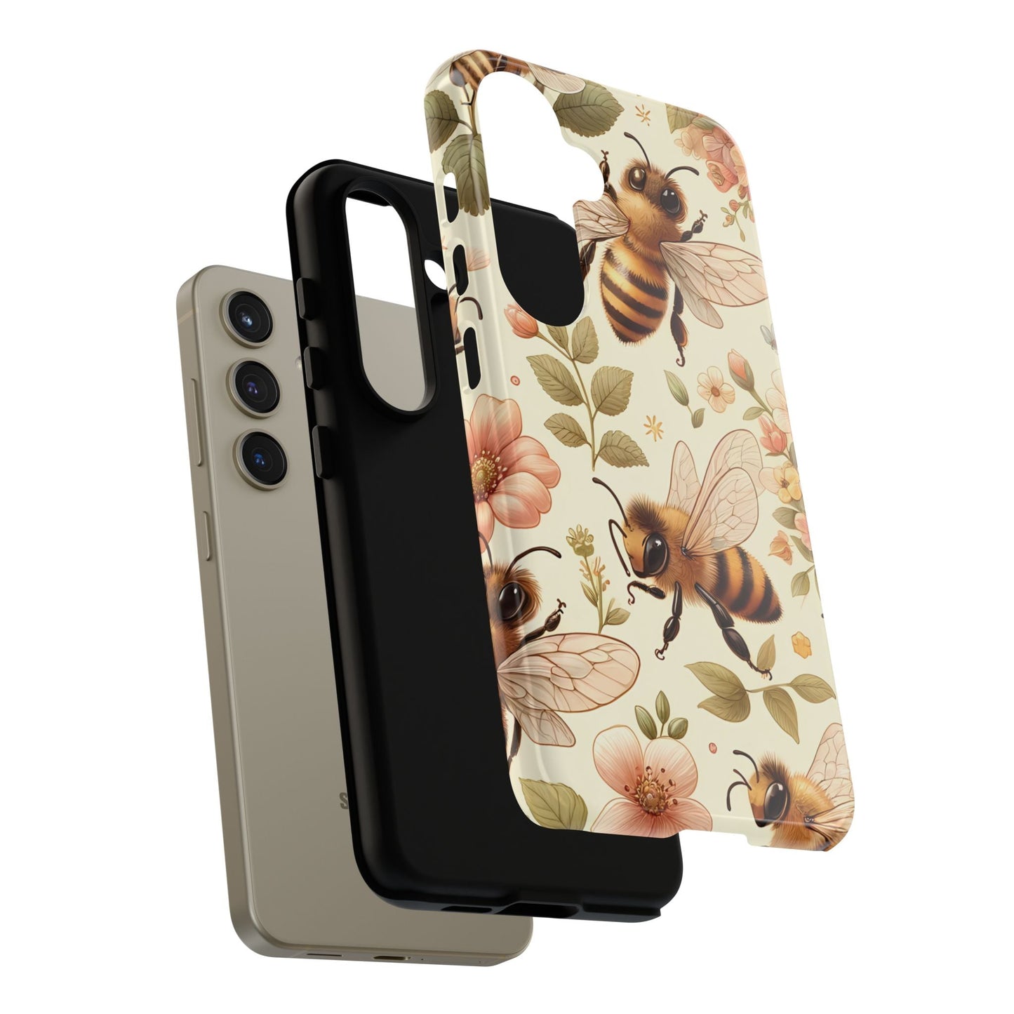 Blossom Buzz: Adorable Honey Bee Case - BOGO Cases