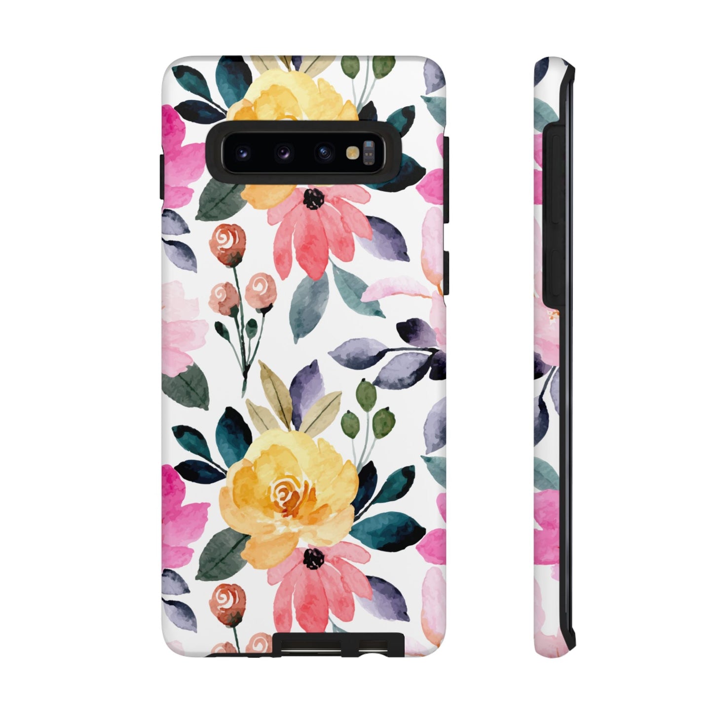 Blossoming Beauty – Samsung Galaxy Case with Watercolor Floral Design - BOGO Cases