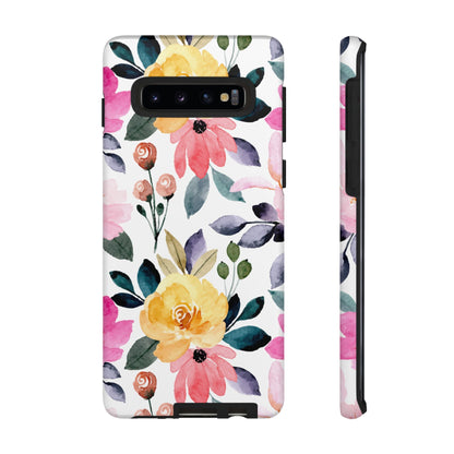 Blossoming Beauty – Samsung Galaxy Case with Watercolor Floral Design - BOGO Cases