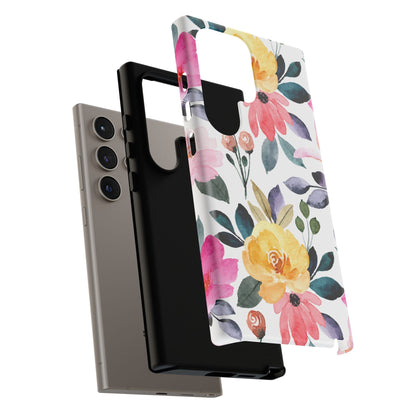 Blossoming Beauty – Samsung Galaxy Case with Watercolor Floral Design - BOGO Cases