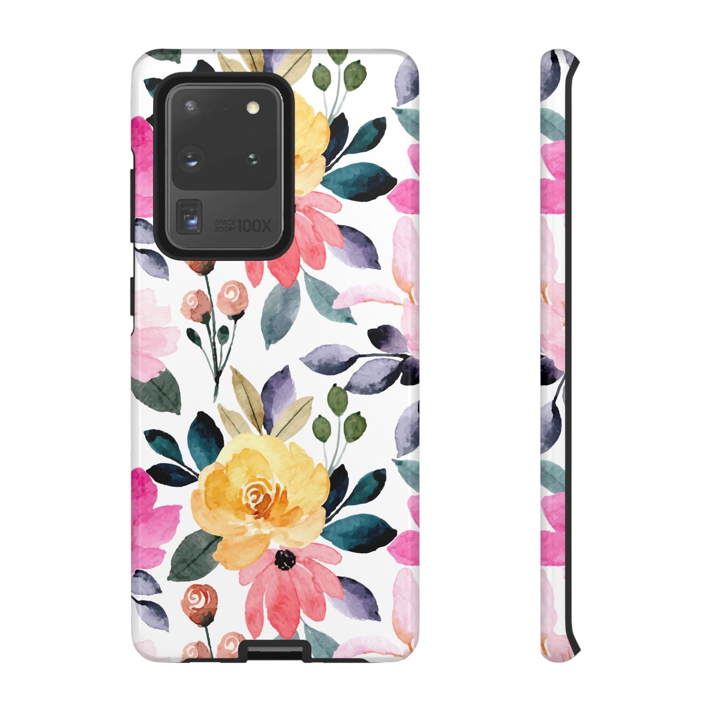Blossoming Beauty – Samsung Galaxy Case with Watercolor Floral Design - BOGO Cases